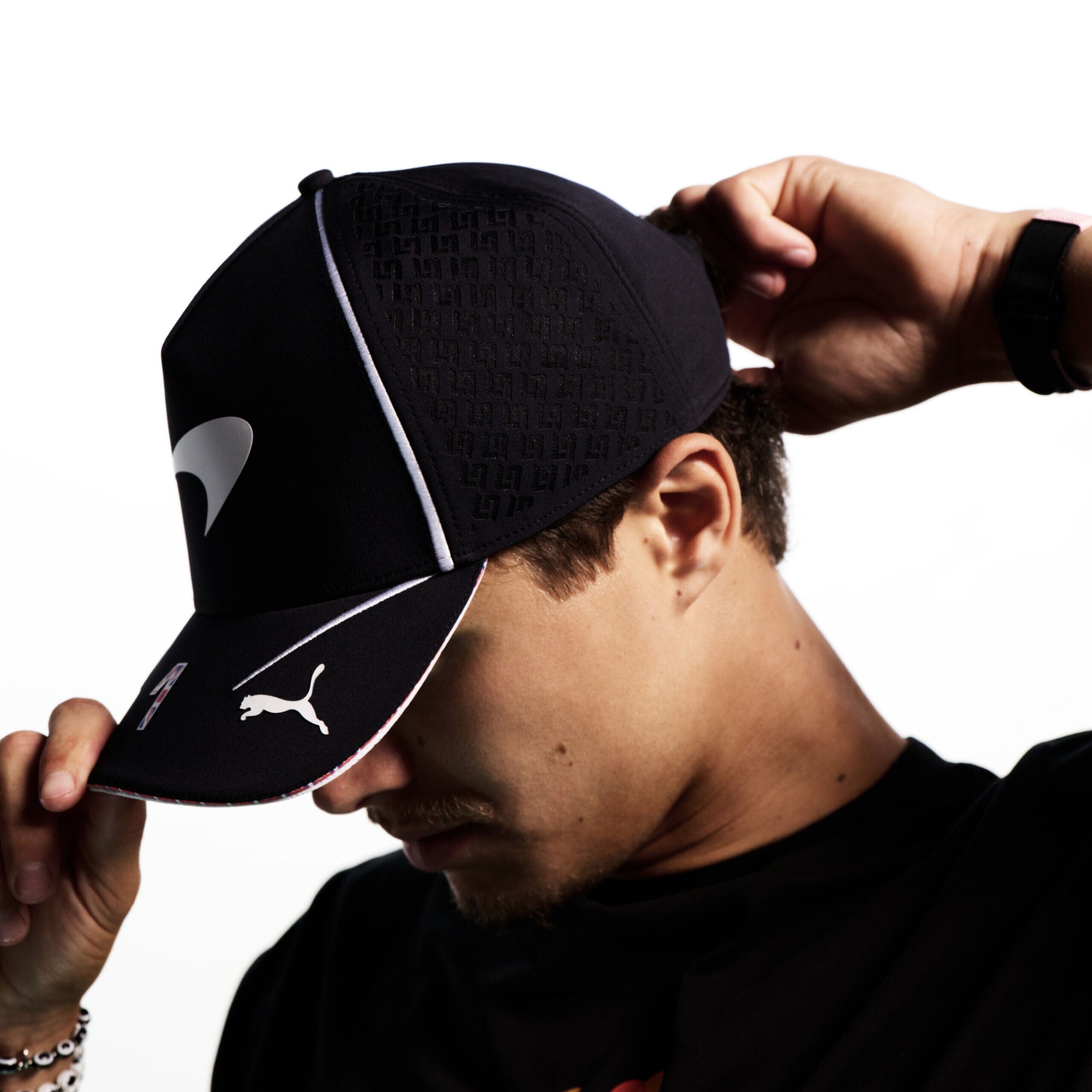McLaren Racing F1 Special Edition Silverstone GP Lando Norris Hat - Puma Black Hats McLaren