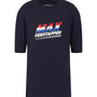 Red Bull Racing F1 Kid's Max Verstappen Front Graphic T-Shirt - Youth Navy T-shirts Red Bull Racing