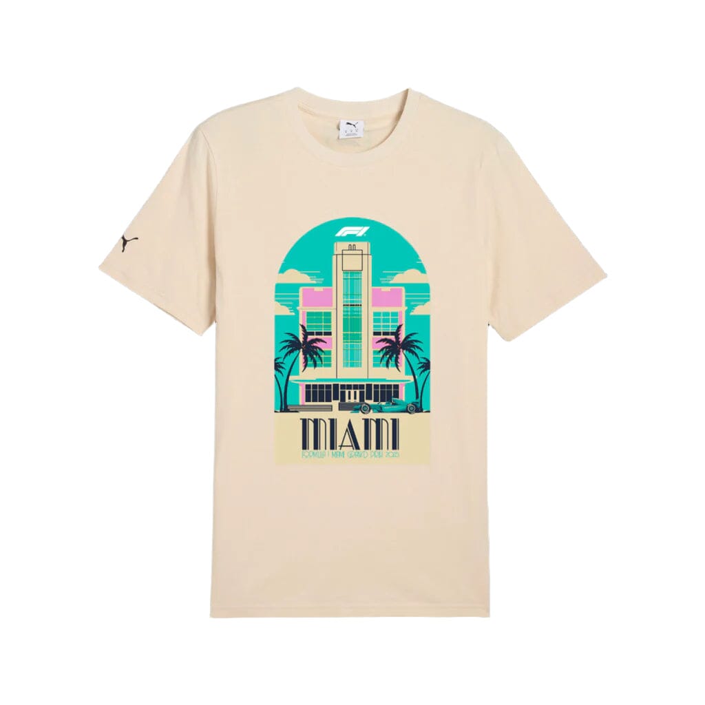 Formula 1 Tech Collection F1 Miami GP T-Shirt - Alpine Snow T-shirts Formula 1