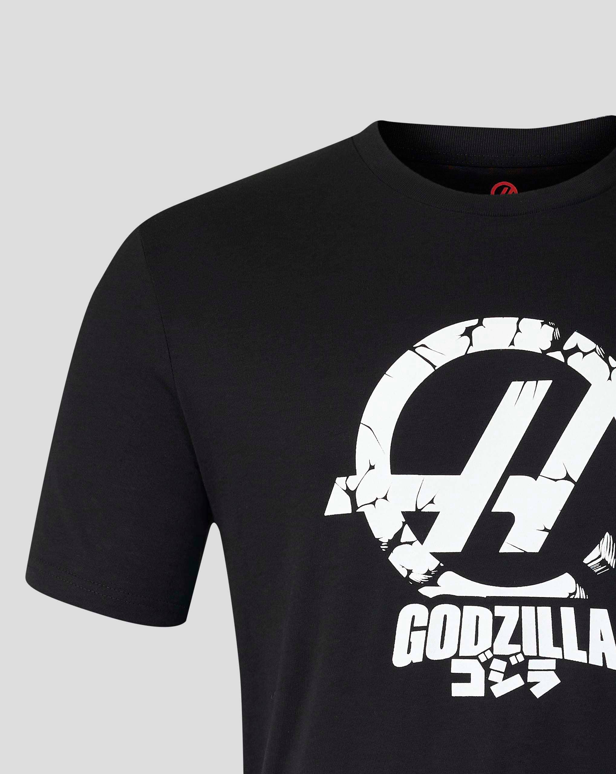 Haas Racing F1 X Godzilla Comic T-Shirt - Black T-shirts Haas F1 Racing Team