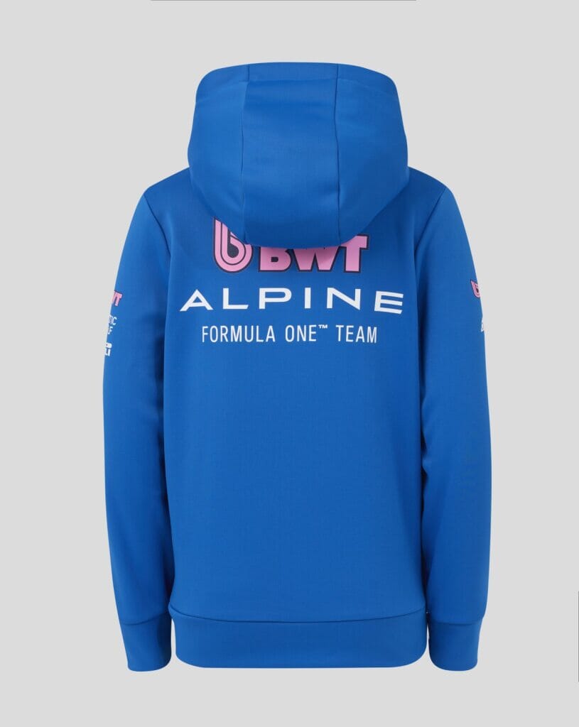 Alpine Racing F1 2026 Kids Team Hoodie - Youth Lapis Blue Hoodies Alpine