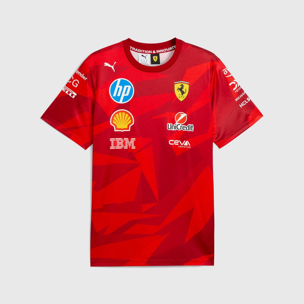 Scuderia Ferrari F1 Special Edition Las Vegas GP Team T-Shirt - Rosso Corso T-shirts Scuderia Ferrari