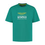 Aston Martin F1 Men's Large Logo T-Shirt - Green T-shirts Aston Martin F1