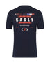 Alpine Racing F1 Pierre Gasly Relaxed Fit T-Shirt- White/French Navy T-shirts Alpine XS Navy