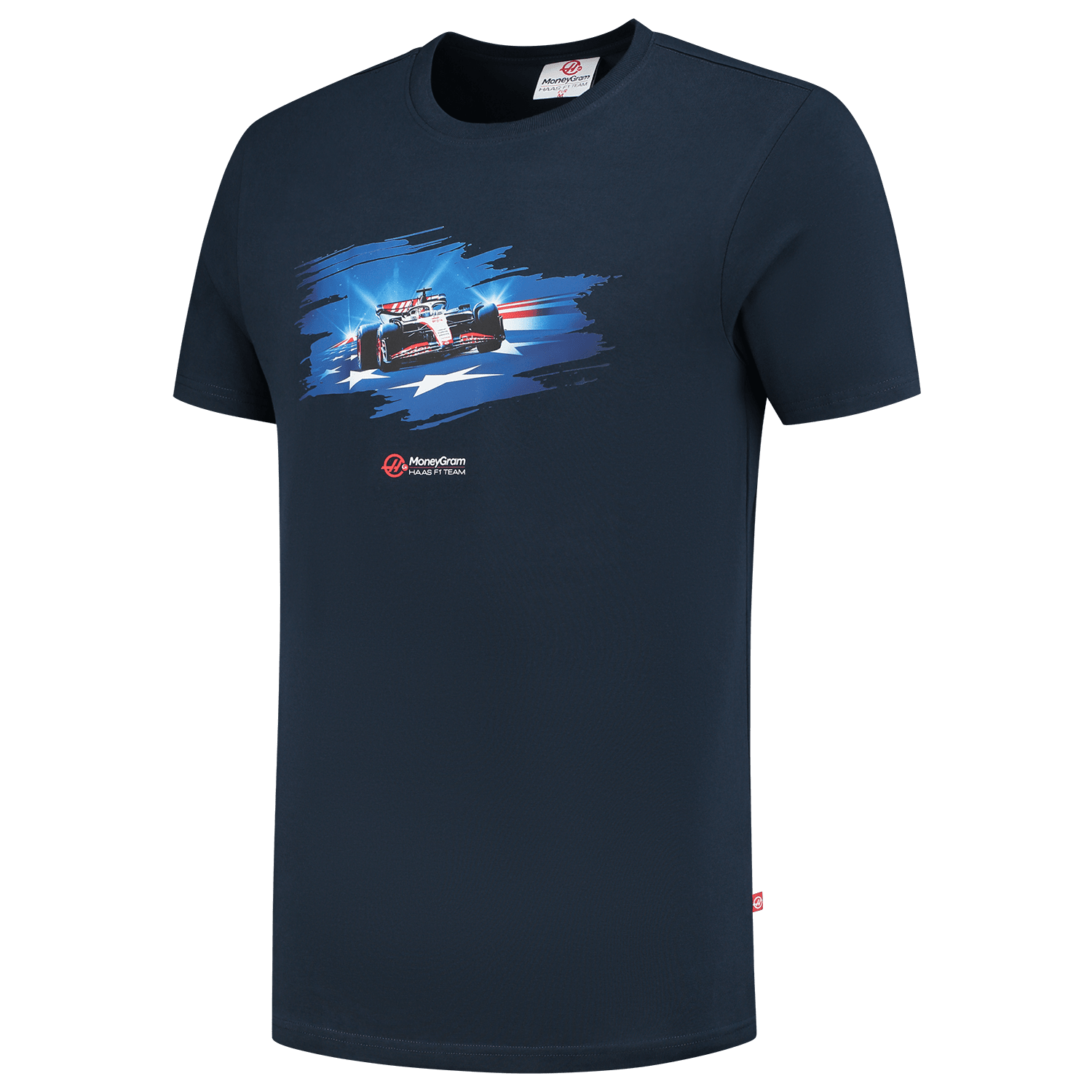 Haas Racing F1 Men's Special Edition USA T-Shirt - Navy T-shirts Haas F1 Racing Team