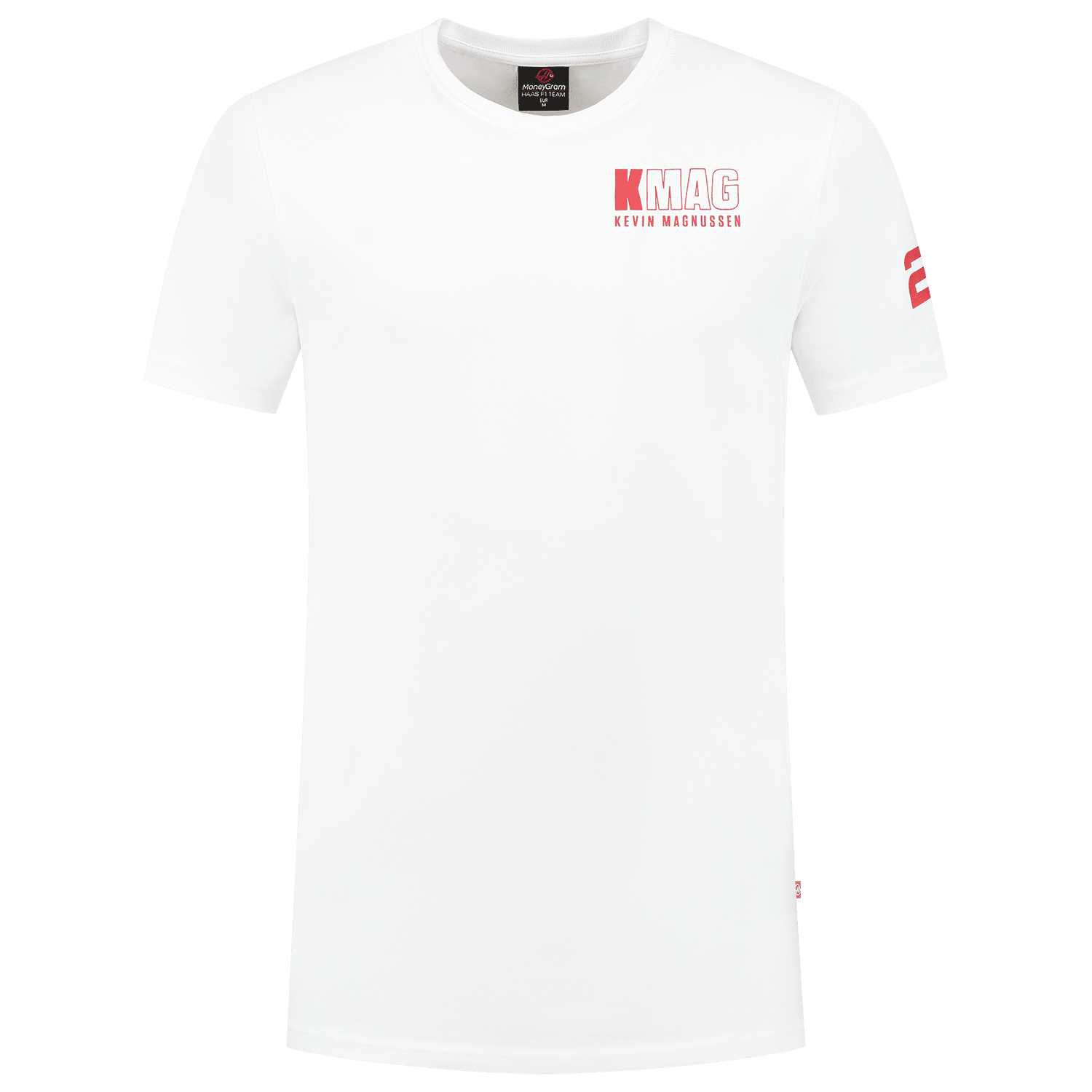 Haas Racing F1 Kevin Magnussen "KMAG" T-Shirt - White T-shirts Haas F1 Racing Team