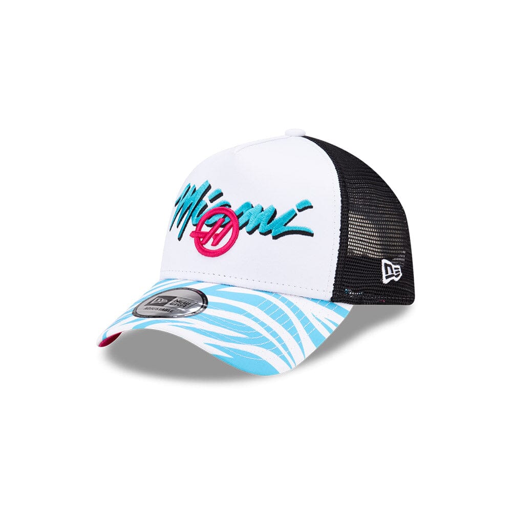 Haas Racing F1 New Era Special Edition Miami GP Trucker Hat Hats Haas F1 Racing Team