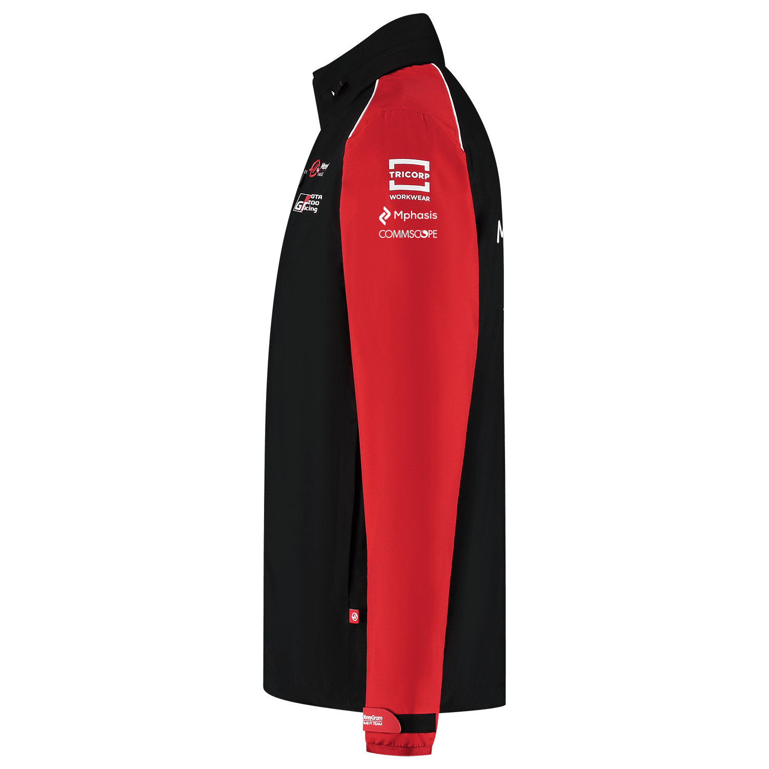 Haas Racing F1 2025 Team Rain Jacket - Black Jackets Haas F1 Racing Team