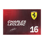 Scuderia Ferrari F1 Charles Leclerc 60x90cm Flag - Dark Cherry Flag Scuderia Ferrari