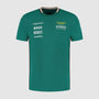 Aston Martin F1 2025 Kids Team T-Shirt - Youth Green T-shirts Aston Martin F1