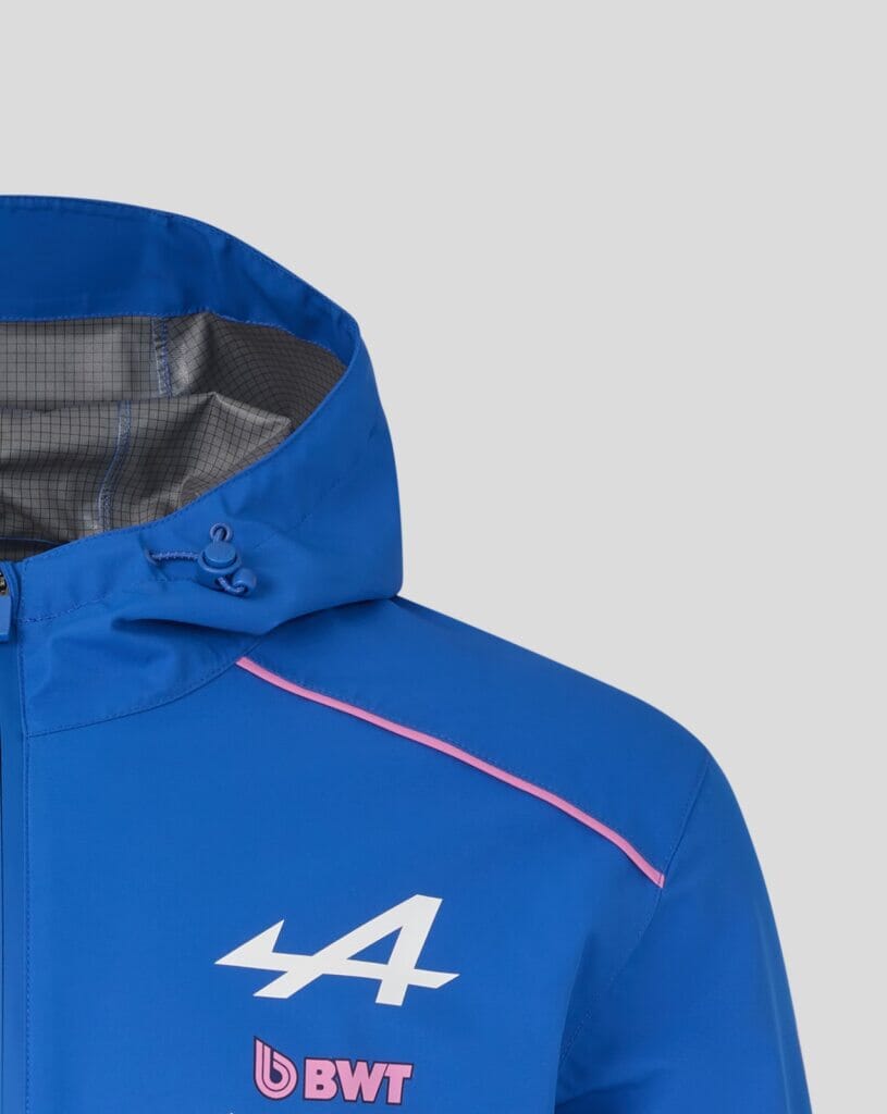 Alpine Racing F1 2026 Team Rain Jacket - Lapis Blue Jackets Alpine