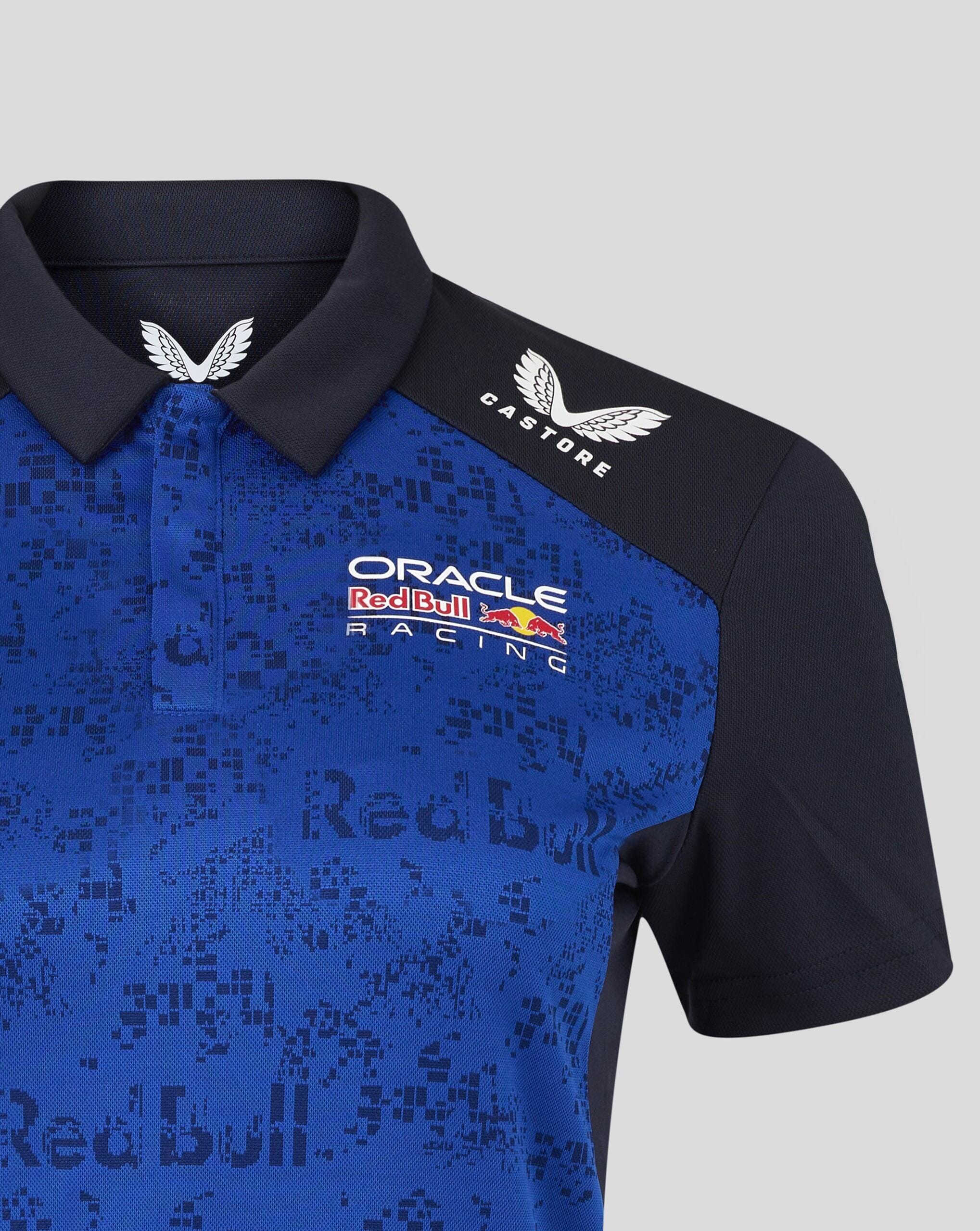 Red Bull Racing F1 Women's 2026 Max Verstappen Team Polo Shirt- Blue Polos Red Bull Racing