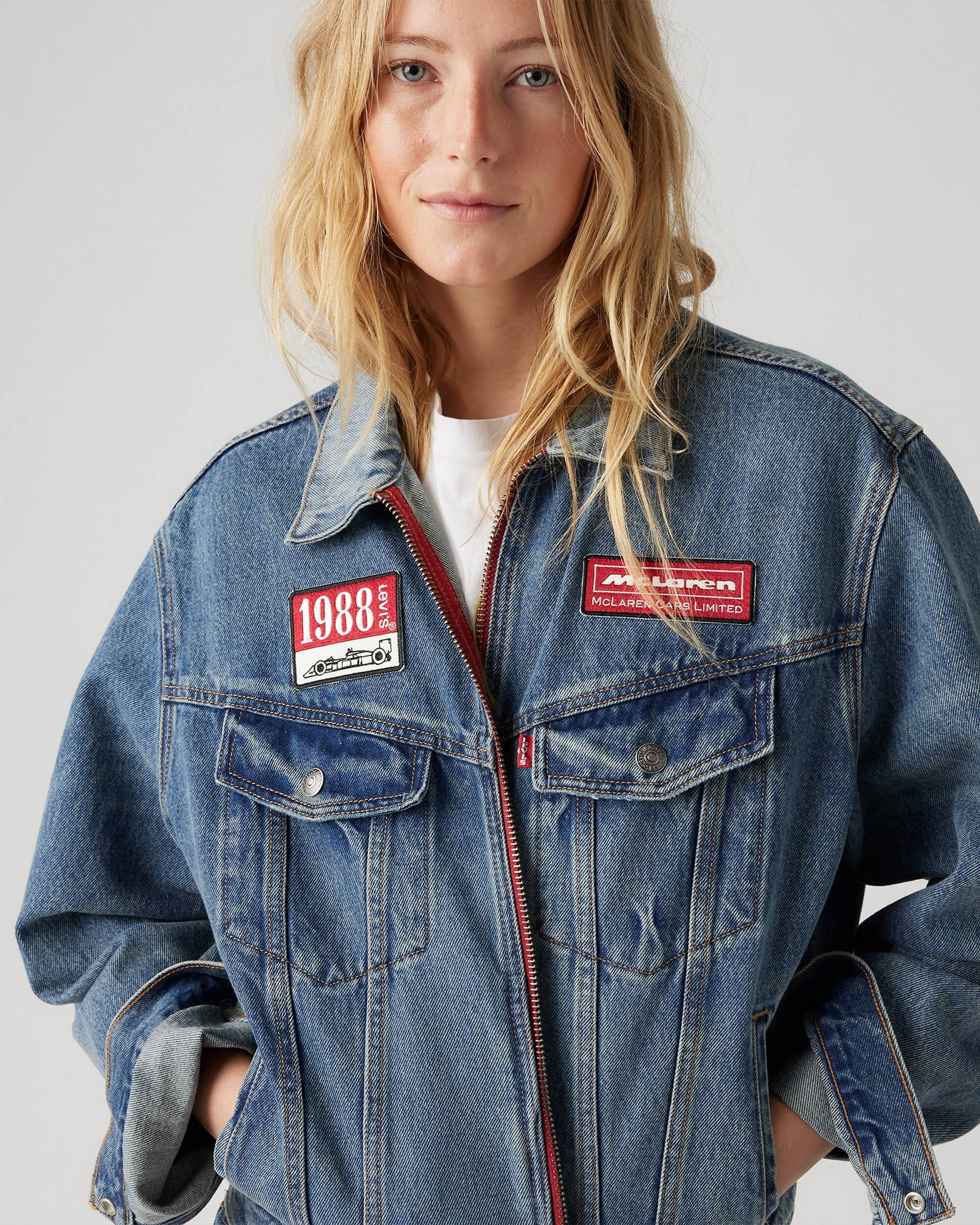 McLaren F1 x Levis Heritage Trucker Jacket - Medium Indigo Jackets McLaren