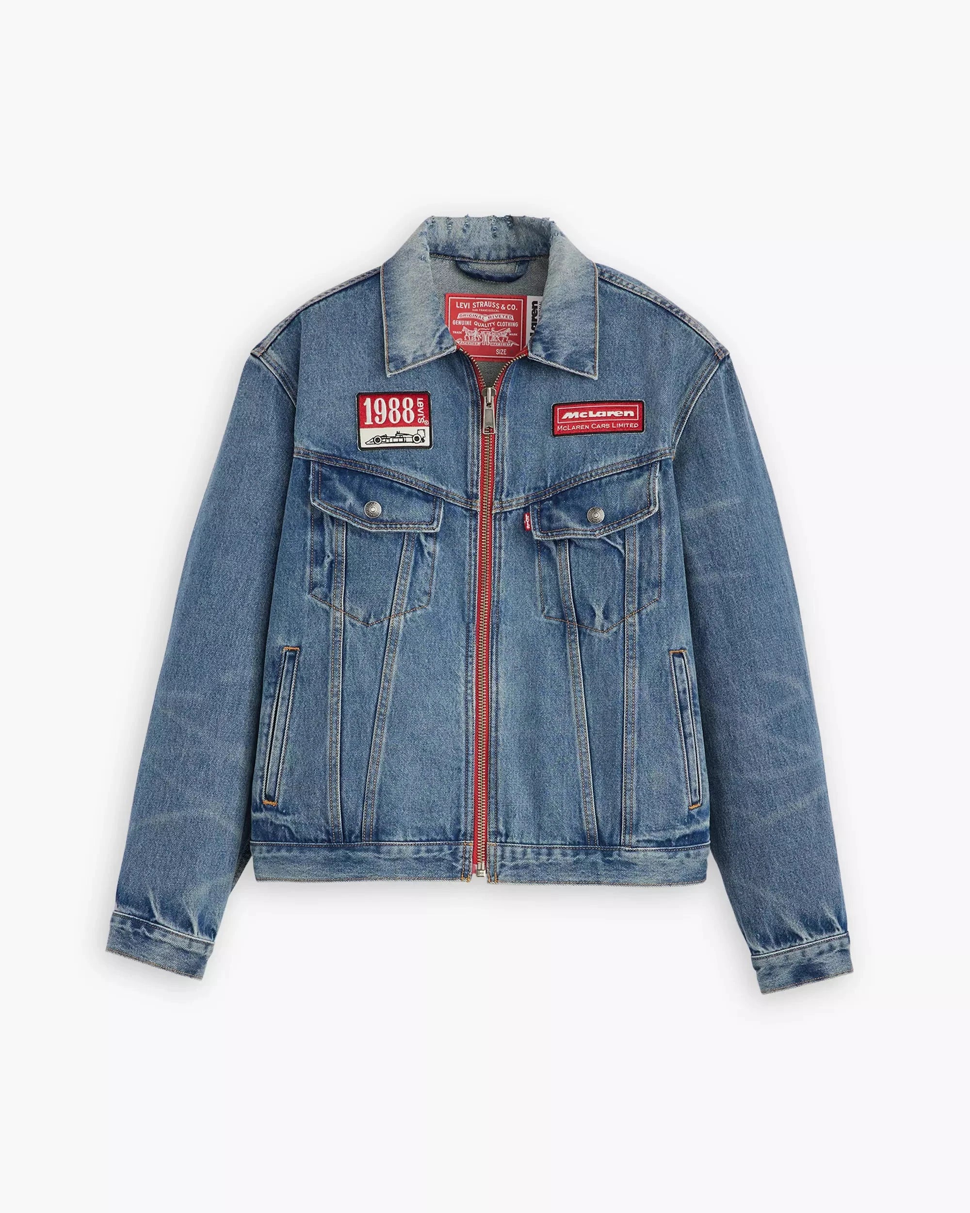 McLaren F1 x Levis Heritage Trucker Jacket - Medium Indigo Jackets McLaren