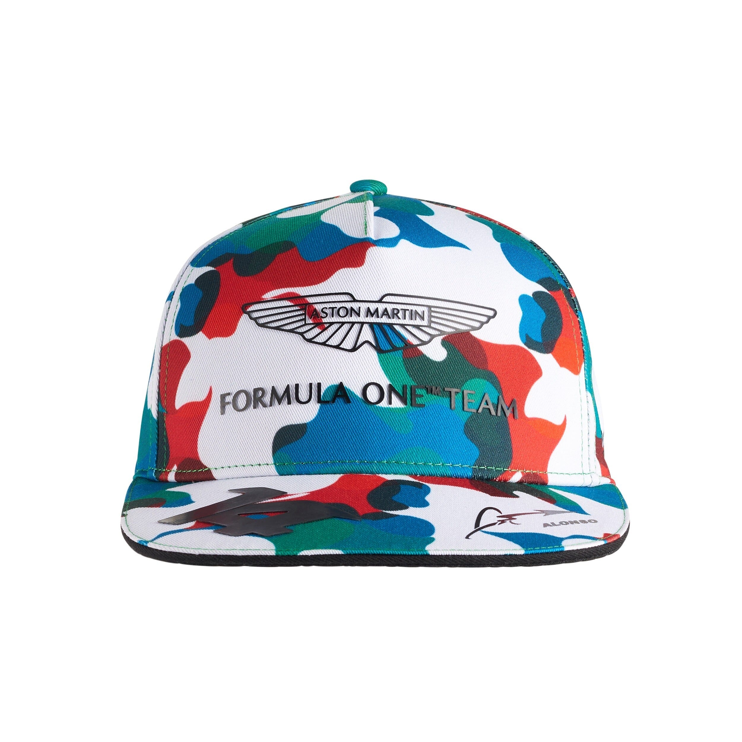Aston Martin Cognizant F1 Fernando Alonso Special Edition Kimoa Mexico GP Hat- Camo Hats Aston Martin F1