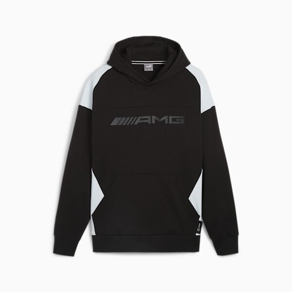 Mercedes AMG Puma Motorsports Men's Statement Hoodie - Black Hoodies Mercedes AMG Petronas