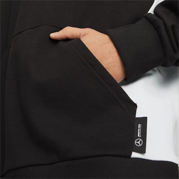 Mercedes AMG Puma Motorsports Men's Statement Hoodie - Black Hoodies Mercedes AMG Petronas