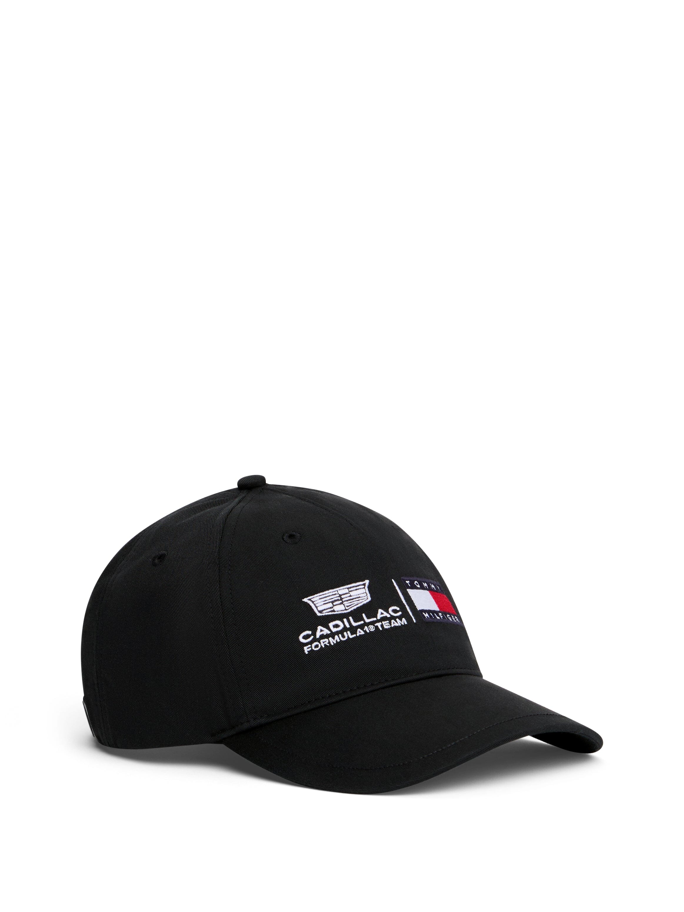 Cadillac F1 Racing Logo Hat - White/Black Hats Cadillac F1 Black