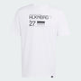 Audi Formula One Men's Team Nico Hulkenberg Graphic T-Shirt - White T-shirts Audi F1