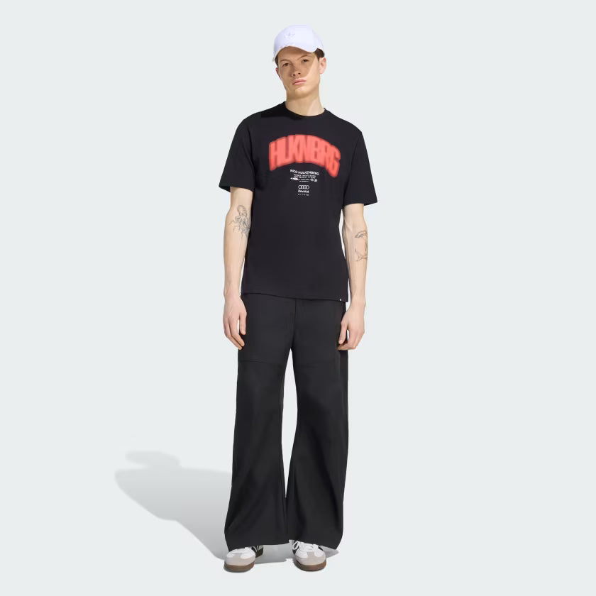 Audi Formula One Men's Team Nico Hulkenberg Graphic T-Shirt - Black T-shirts Audi F1