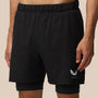 Castore F1 Men's Flow 2-1 Shorts - Black