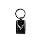 Corvette Carbon Fiber Accent Keychain Keyrings Corvette