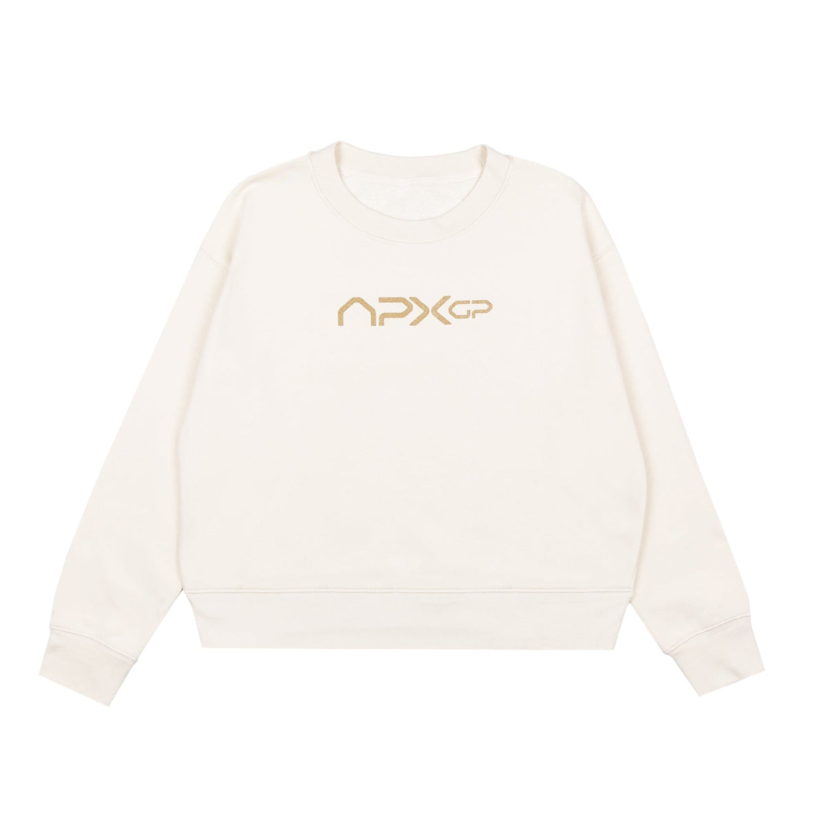 Formula 1 Movie APXGP Team Crew Sweatshirt - Ivory White Sweatshirt Formula 1