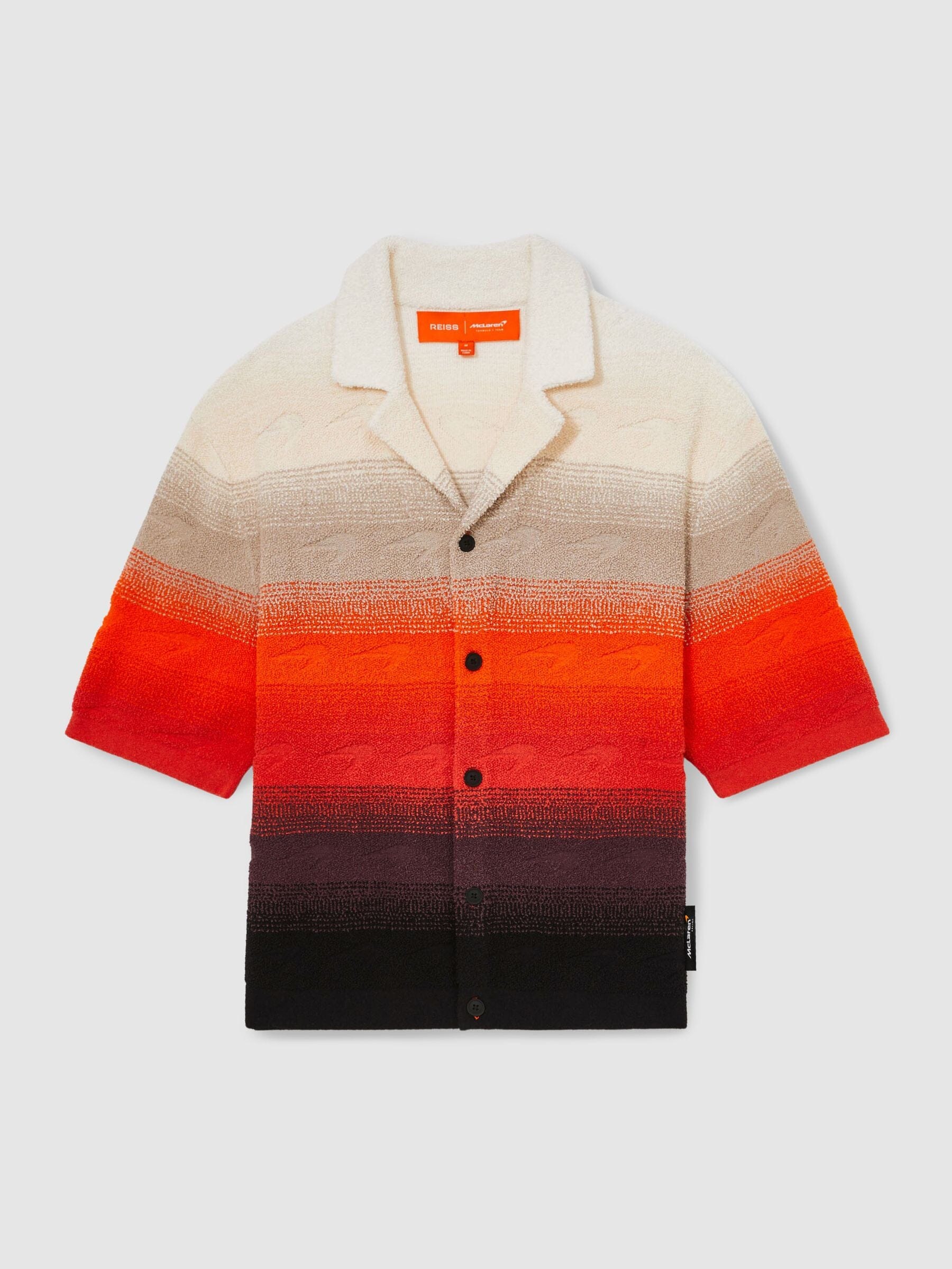 McLaren F1 x Reiss Miami GP Speedmark Cuban Shirt Shirts McLaren-Castore