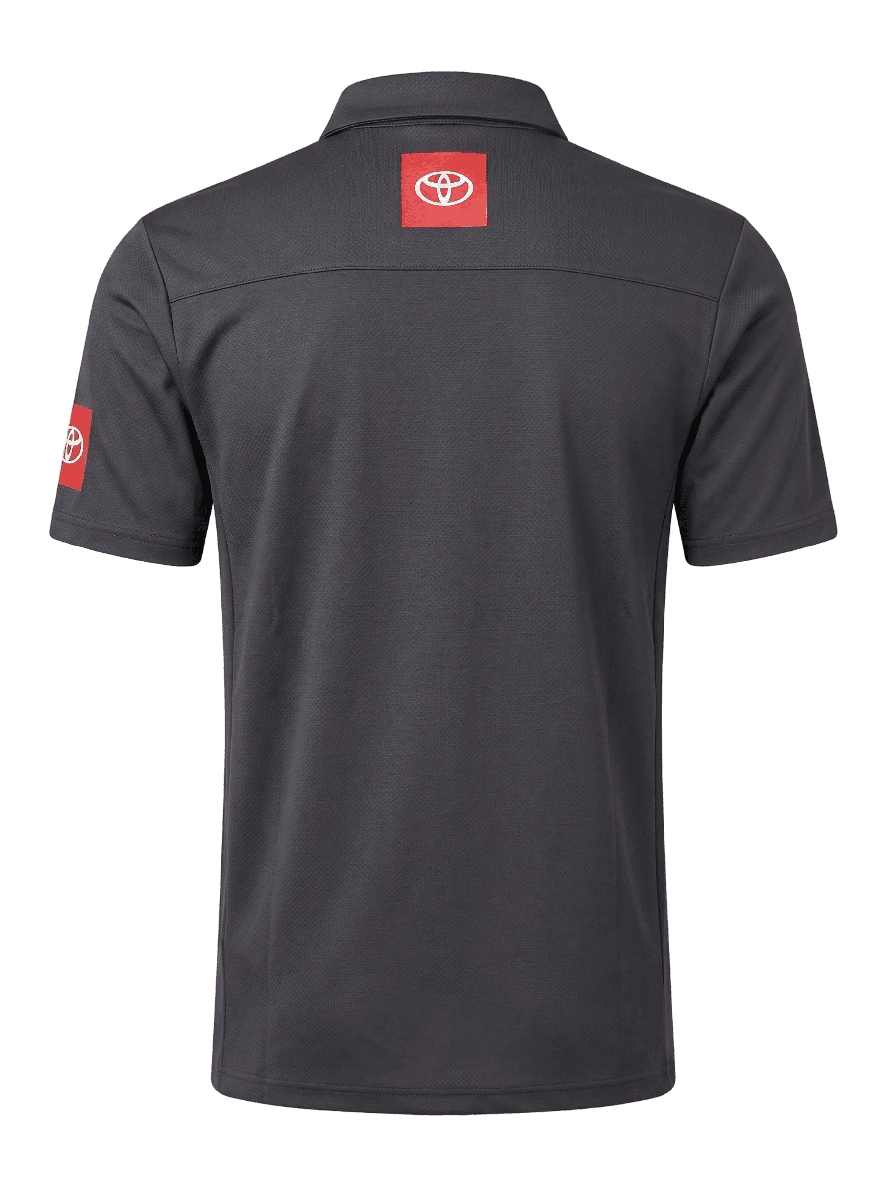 Joe Gibbs Racing Men's Team Executive Polo - Caviar Black Polos Joe Gibbs Racing