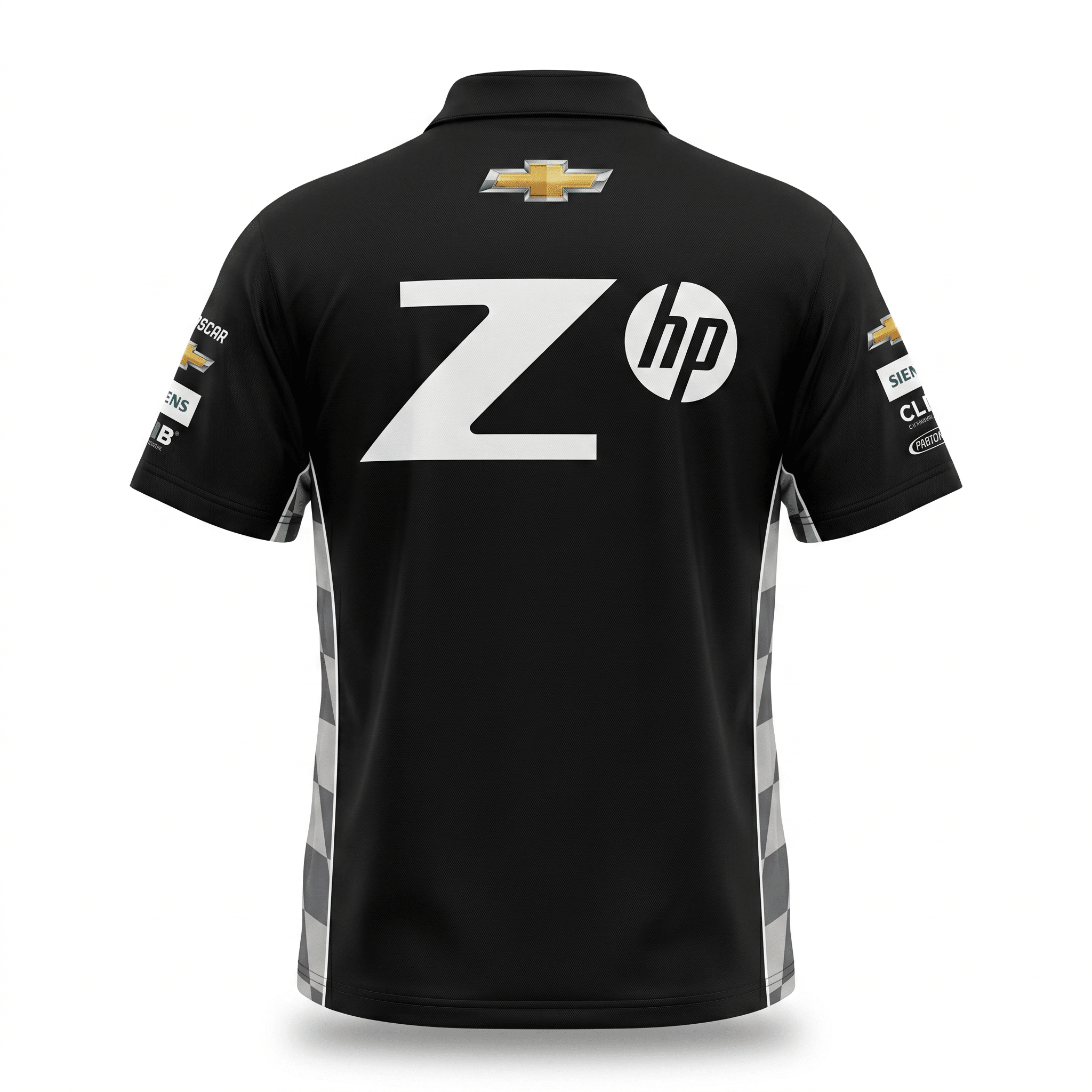 Nascar Hendrick Motorsport HP Team Kit Polo Shirt - Caviar Black Polos Hendrick Motorsport