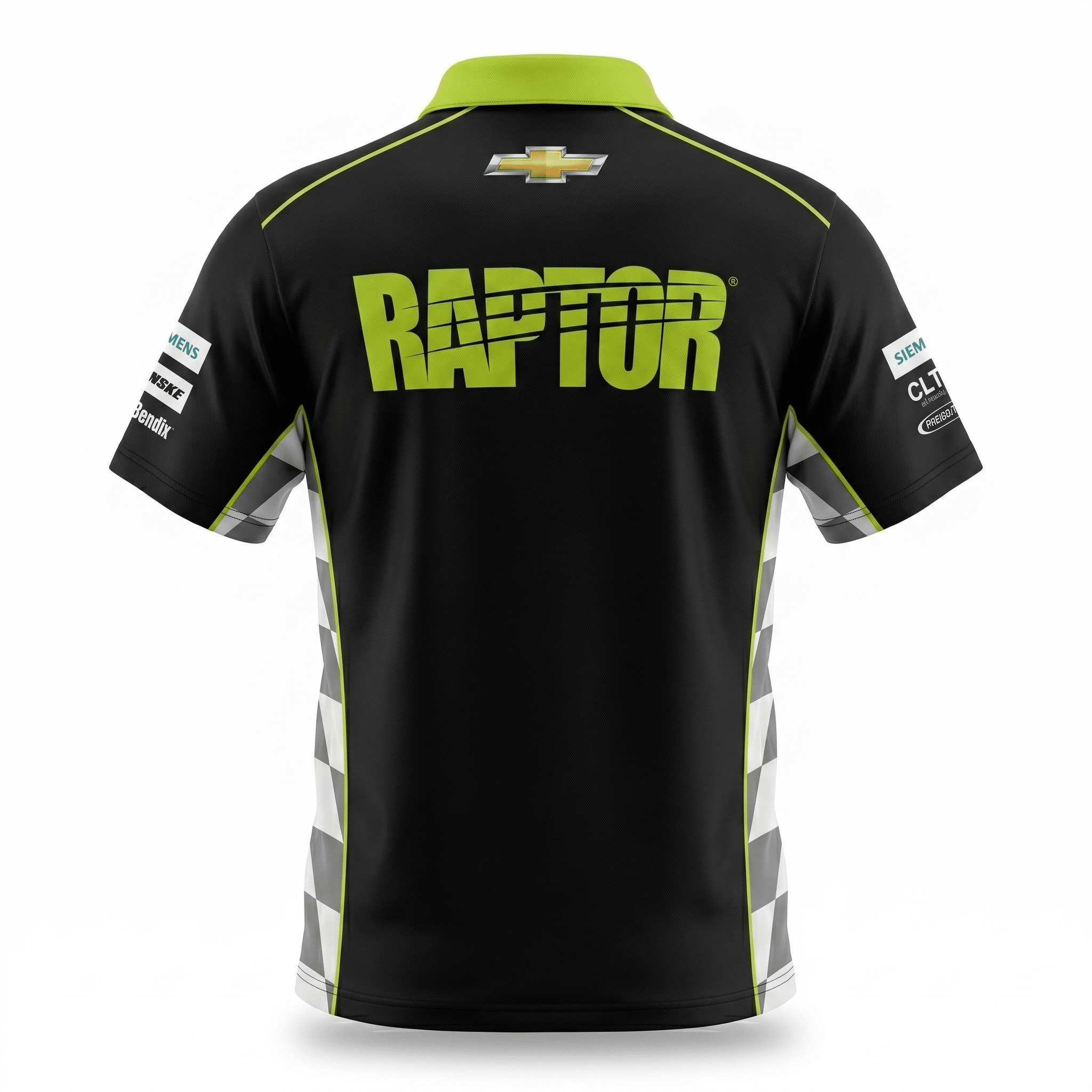 Nascar Hendrick Motorsport Raptor Team Kit Polo Shirt - Caviar Black Polos Hendrick Motorsport
