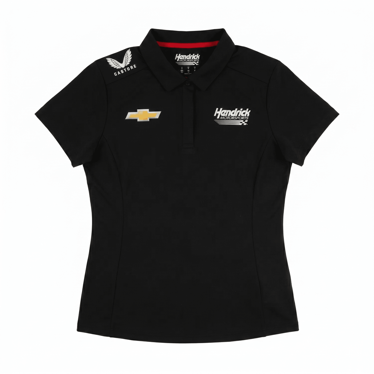 NASCAR Hendrick Motorsport Women's Team Polo Shirt - Caviar Black Polos Hendrick Motorsport