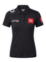 Joe Gibbs Racing Women's Executive Polo Shirt - Caviar Black Polos Joe Gibbs Racing