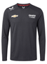 Nascar Hendrick Motorsport Men's Team Long Sleeve Performance T-Shirt - Caviar Black T-shirts Hendrick Motorsport