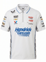 Nascar Hendrick Motorsport Kyle Larson Team Kit Polo Shirt - Brilliant White Polos Hendrick Motorsport