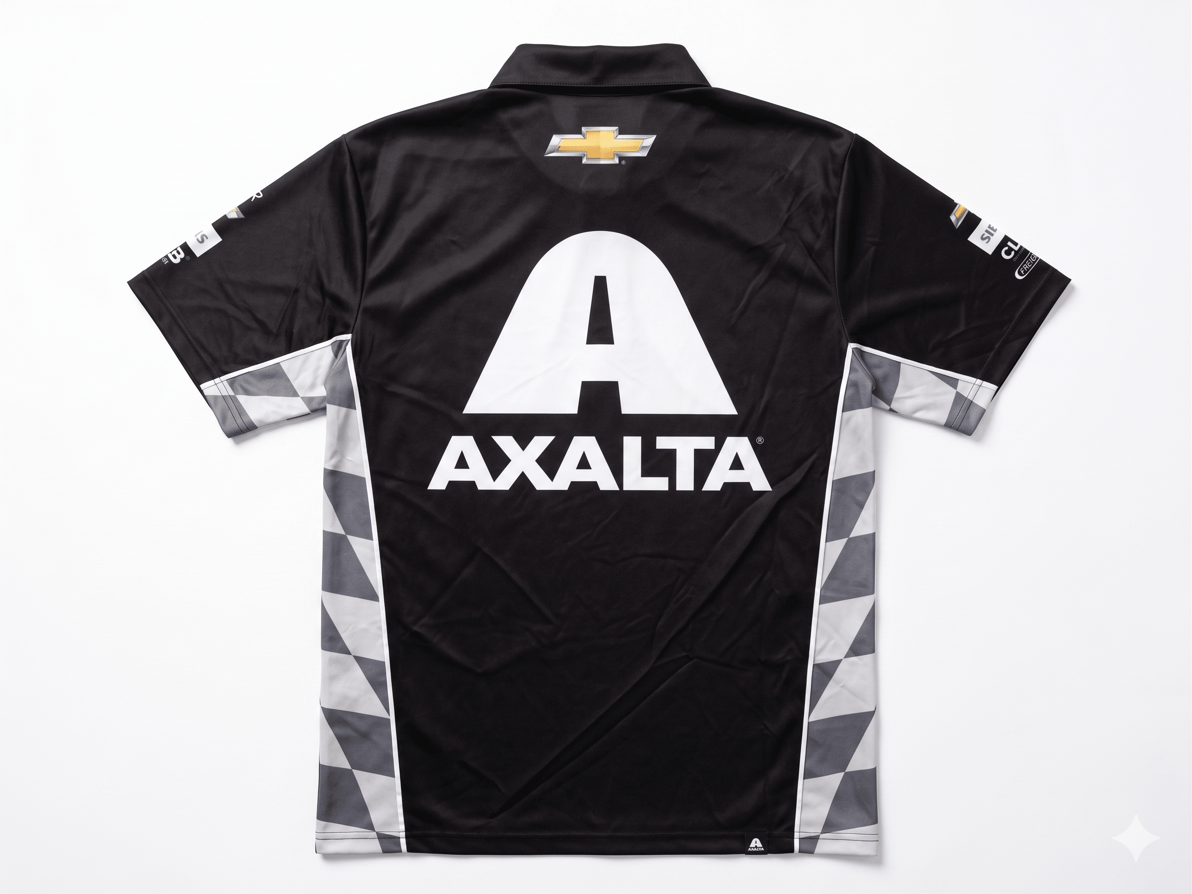 Nascar Hendrick Motorsport Axalta Team Kit Polo Shirt - Caviar Black Polos Hendrick Motorsport