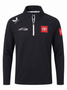 Joe Gibbs Racing Men's Team 1/4 Zip Pullover - Caviar Black Jackets Joe Gibbs Racing