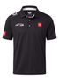 Joe Gibbs Racing Men's Team Polo Shirt - Caviar Black Polos Joe Gibbs Racing