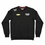 Nascar Hendrick Motorsport Team Brushback Crew Neck Sweatshirt - Black Sweatshirt Hendrick Motorsport