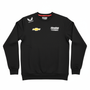 NASCAR Hendrick Motorsport Men's Brushback Crewneck Sweatshirt - Black Sweatshirt Hendrick Motorsport