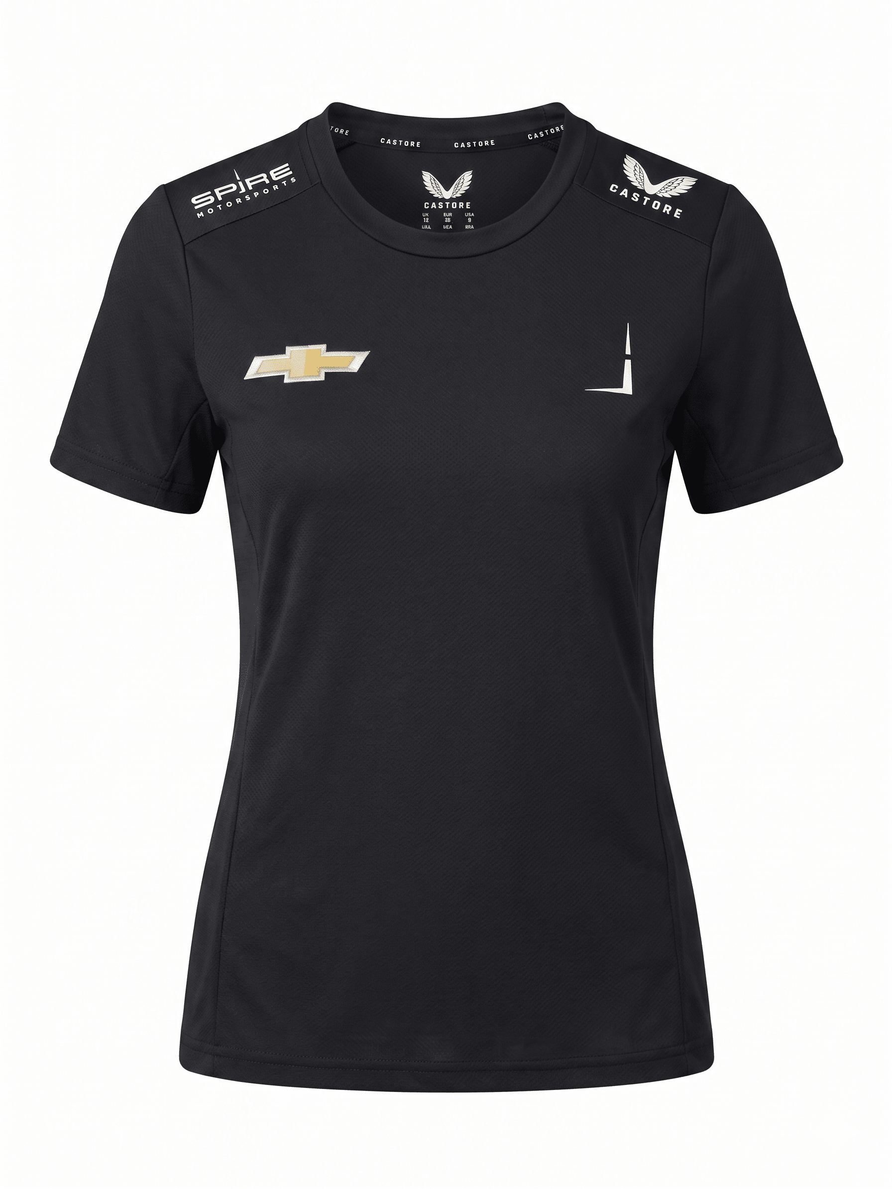 Nascar Spire Motorsport Women's Team T-Shirt - Caviar Black T-shirts Spire Motorsports
