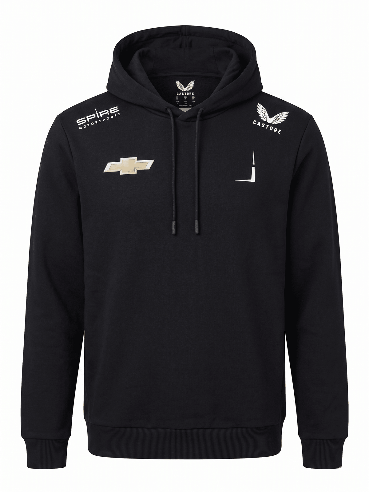 Nascar Spire Motorsport Alt Team Sweatshirt Hoodie - Caviar Black Hoodies Nascar