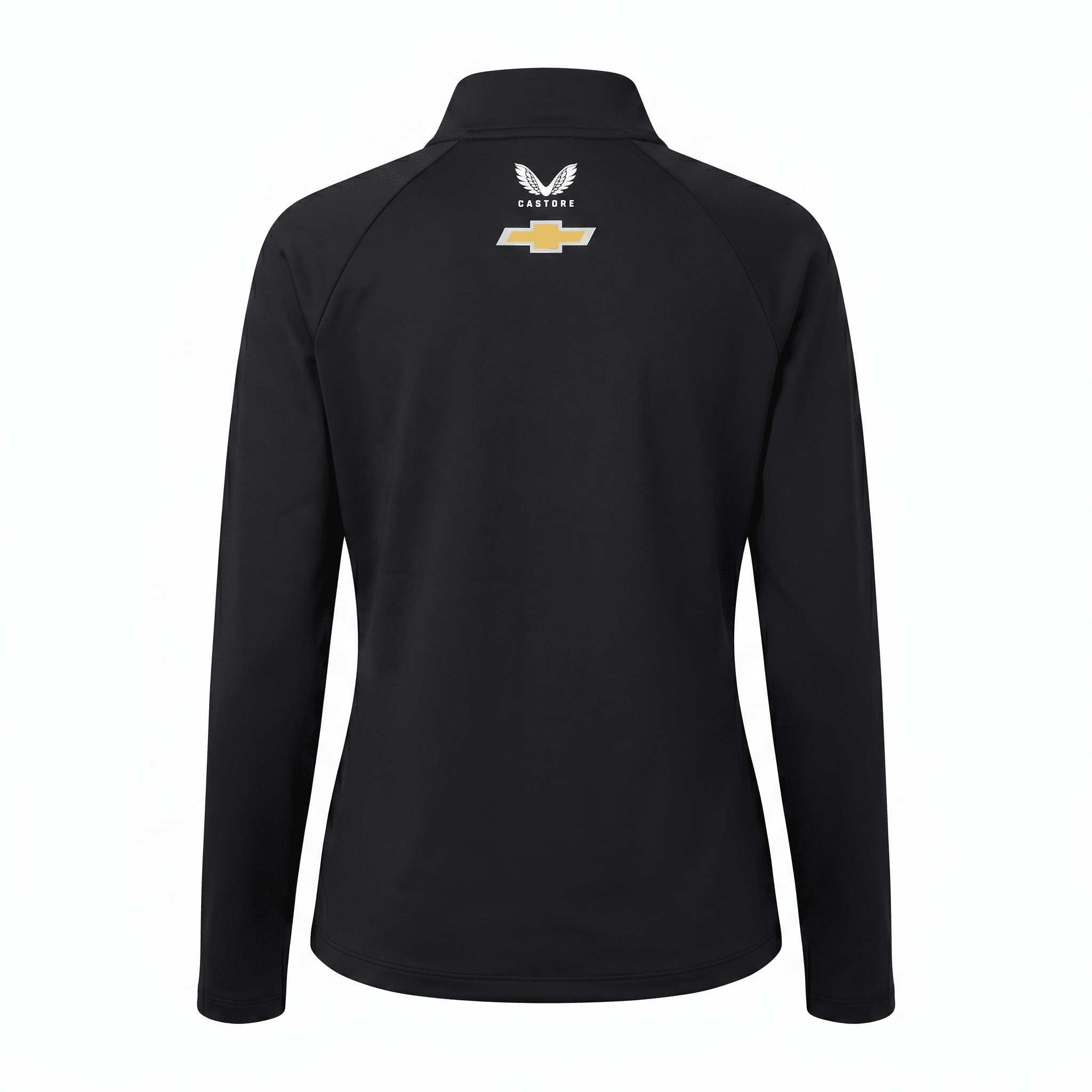 NASCAR Hendrick Motorsport Women's Team 1/4 Zip Sweatshirt - Caviar Black Sweatshirt Hendrick Motorsport