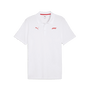 Formula 1 Tech Collection F1 Men's Small Logo Jersey Polo - Black/White Polos Formula 1 S White