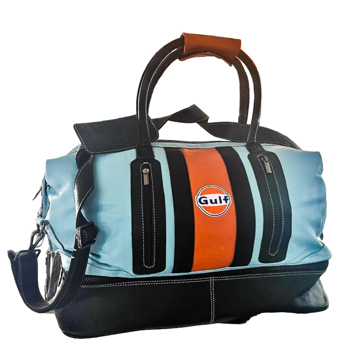 ゴルフィッカーズボディーバック GrandPrix Originals Gulf Leather Track Sport Dual-Compartment Bag