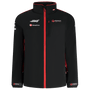 Haas Racing F1 2024 Men's Team Lightweight Rain Jacket - Black Jackets Haas F1 Racing Team