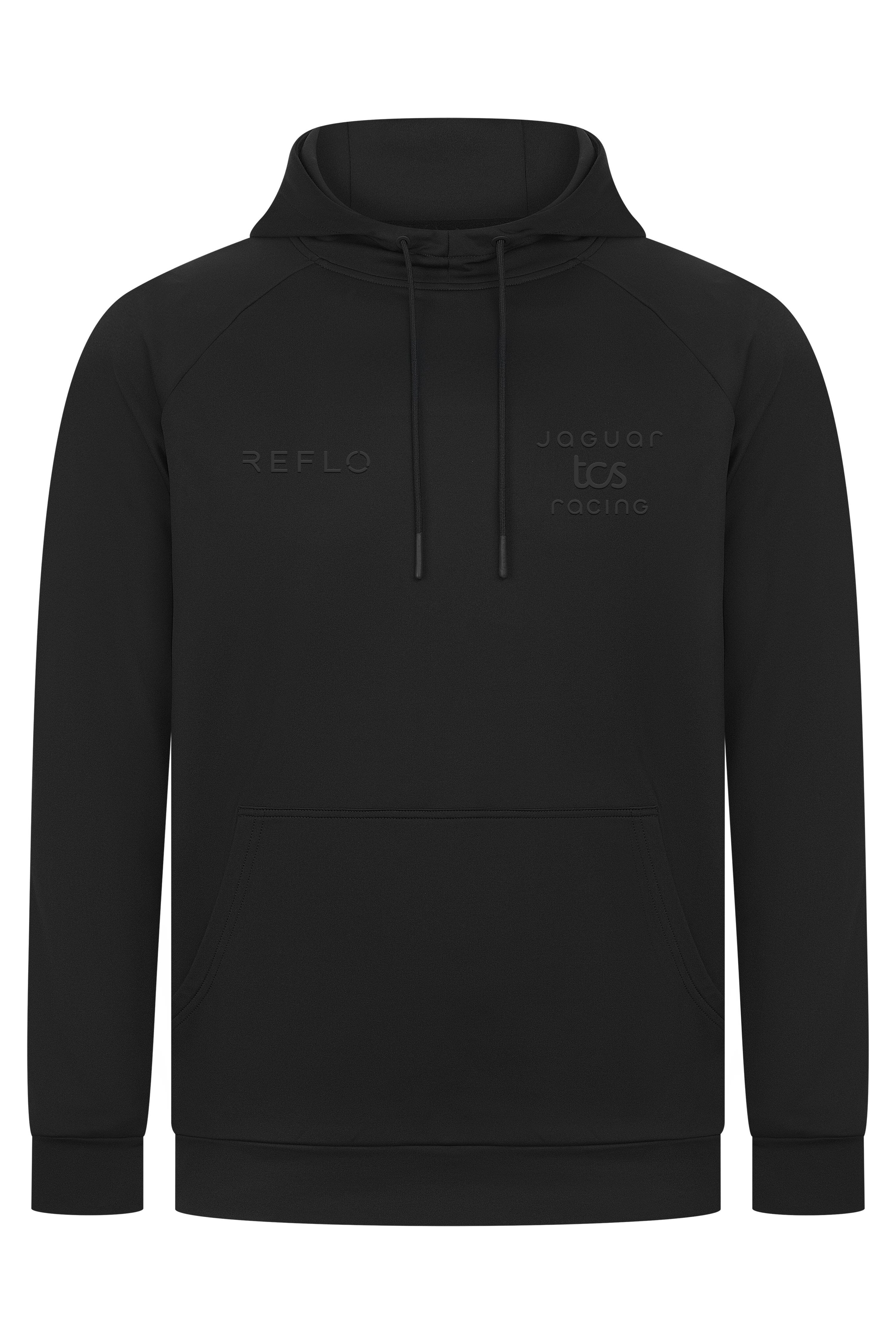Jaguar Formula E S12 x Reflo Travel Hoodie - Black Hoodies Jaguar Formula E