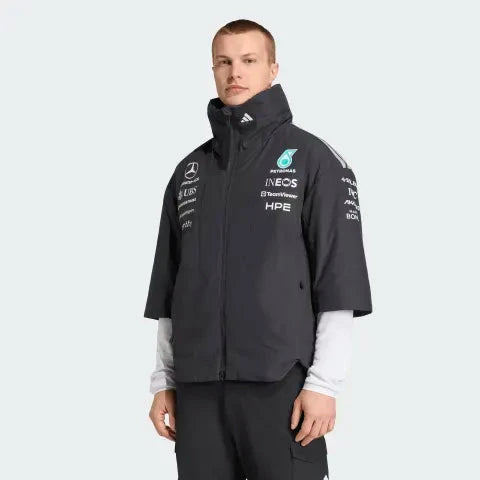 Mercedes - AMG Petronas Formula One 2026 Men's Team Jacket - Black Jackets Mercedes AMG Petronas