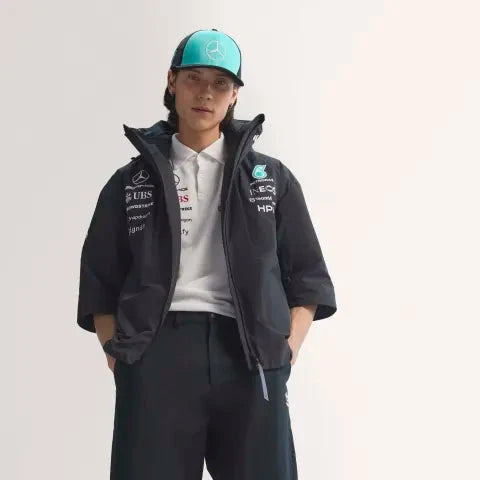 Mercedes - AMG Petronas Formula One 2026 Men's Team Jacket - Black Jackets Mercedes AMG Petronas