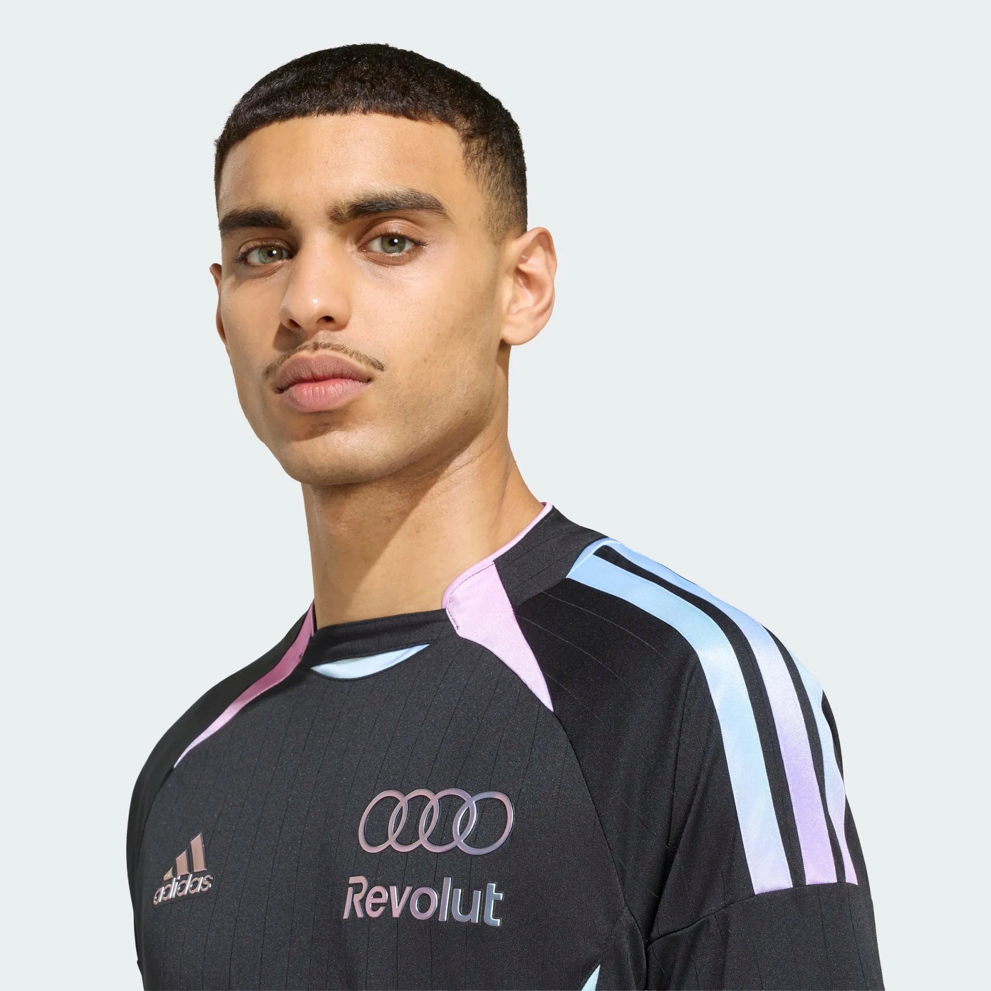 Audi Formula One Men's 2026 Special Edition Miami GP Team Driver Jersey - Black T-shirts Audi F1